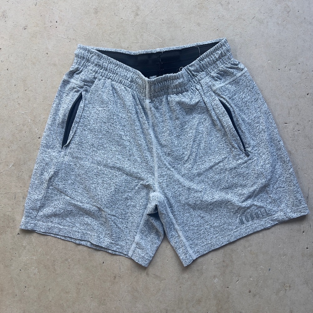 NOBULL Heather Gray Athletic Shorts